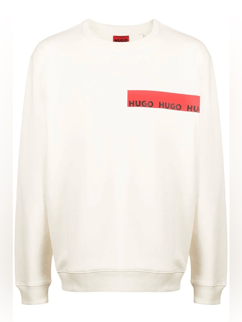 HUGO BOSS Ivory Logo Sweatshirt